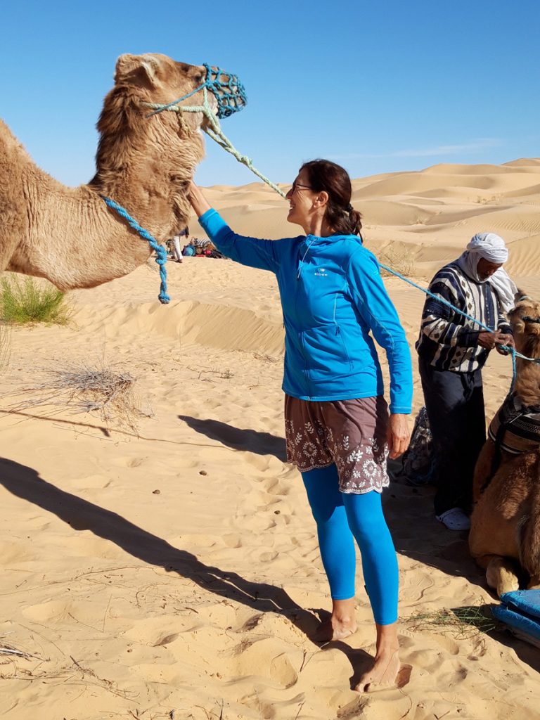 Yoga et Randonnée au Sahara, en Tunisie